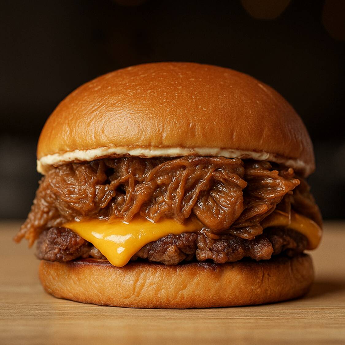 Hamburguesa Philly Cheesesteak