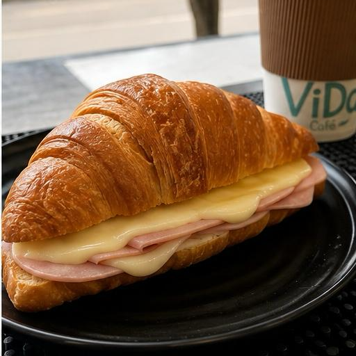 Croissant Jamón y Queso Americano