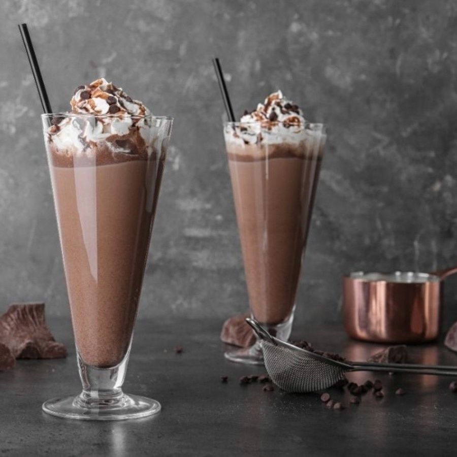 Malteada de chocolate