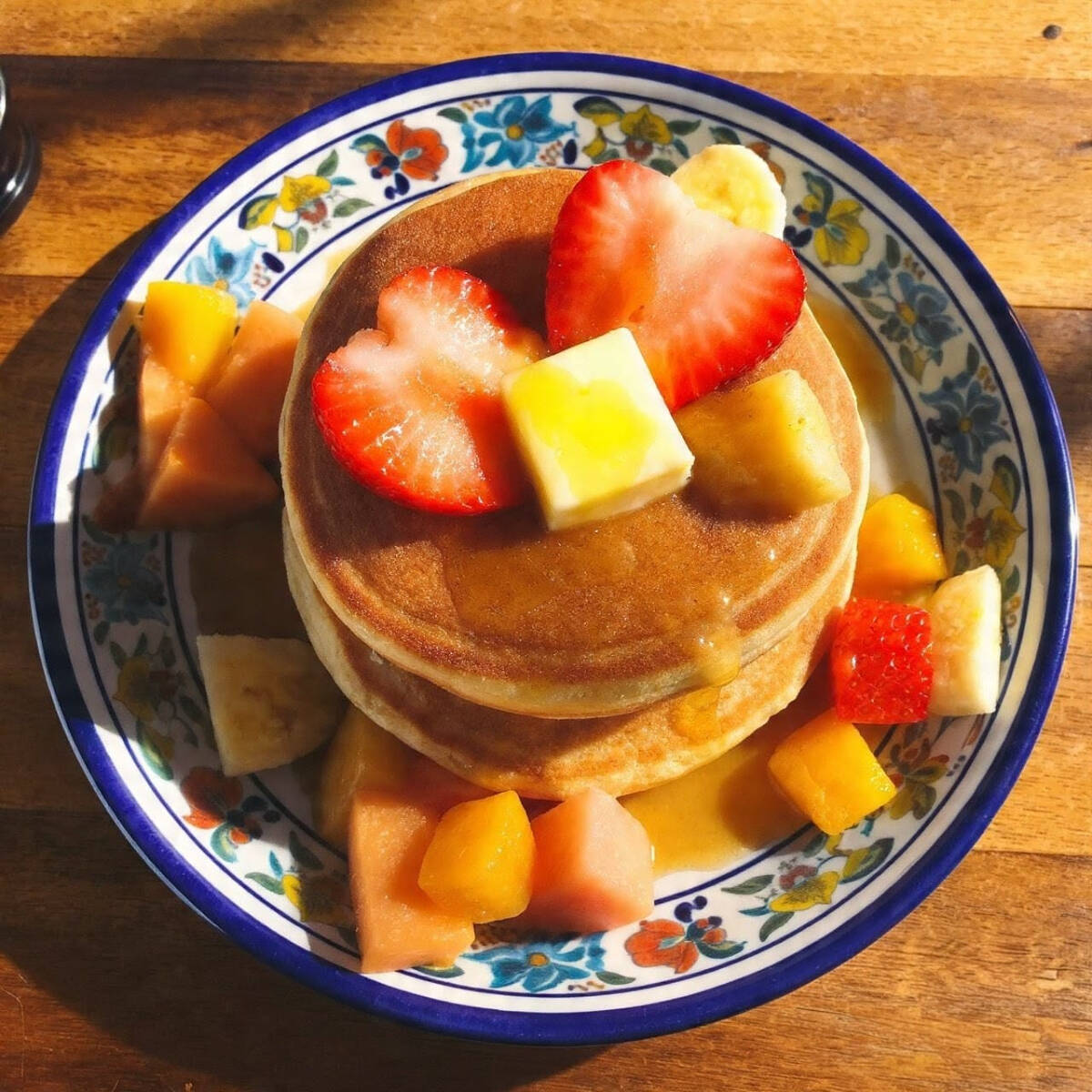 Hotcakes + Huevos Estrellados