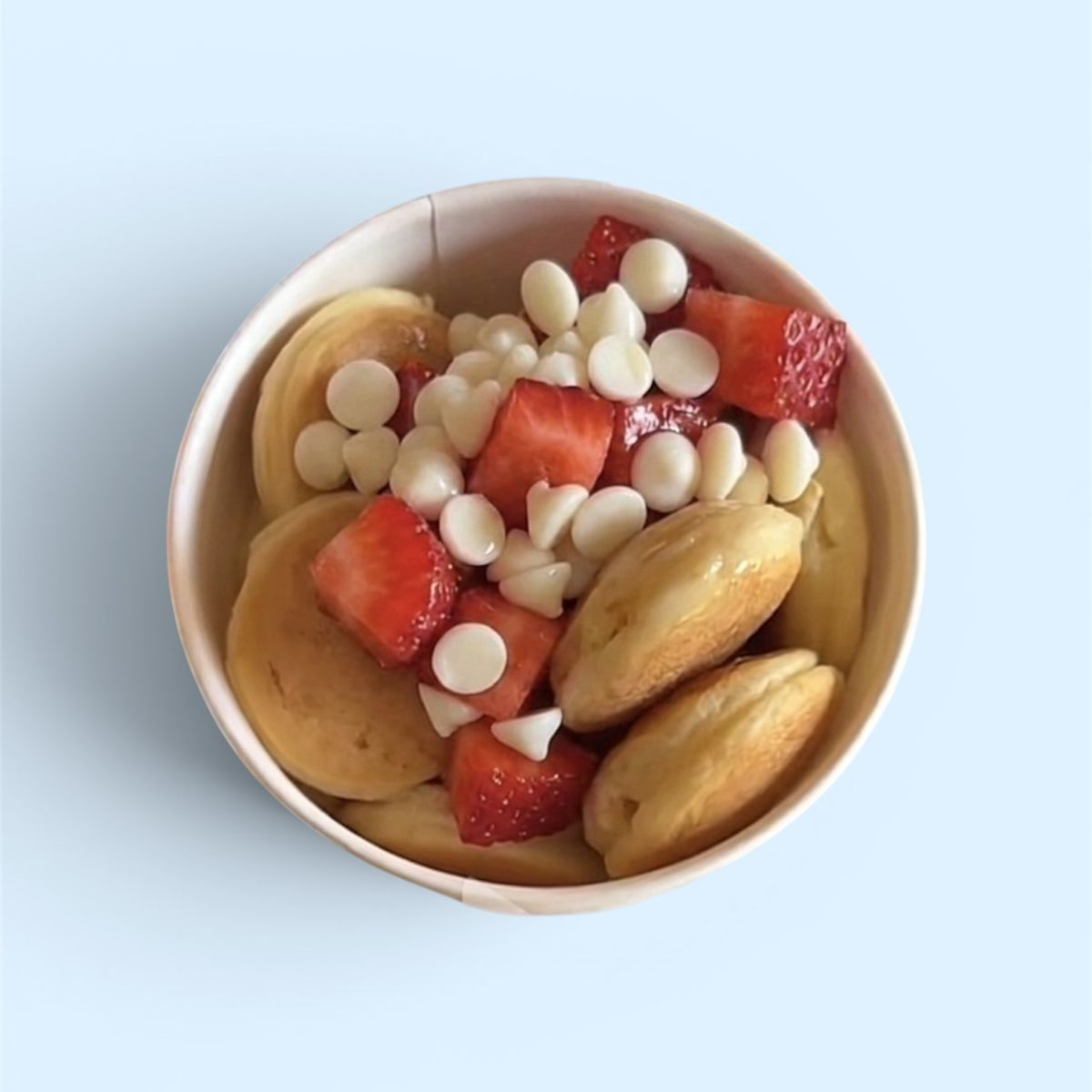 Mini Hot Cakes con Fresa