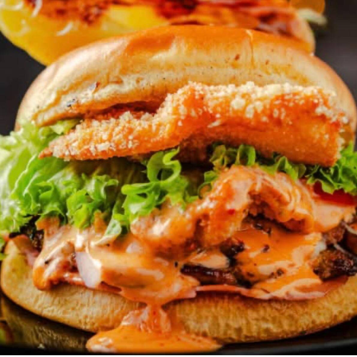 Hamburguesa Mar y Tierra