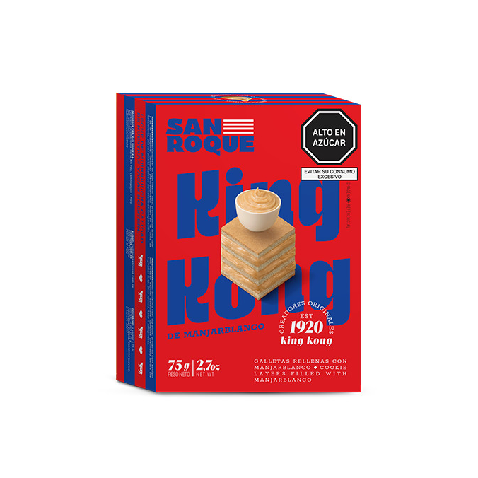 King Kong de Puro Manjar Blanco 75 G