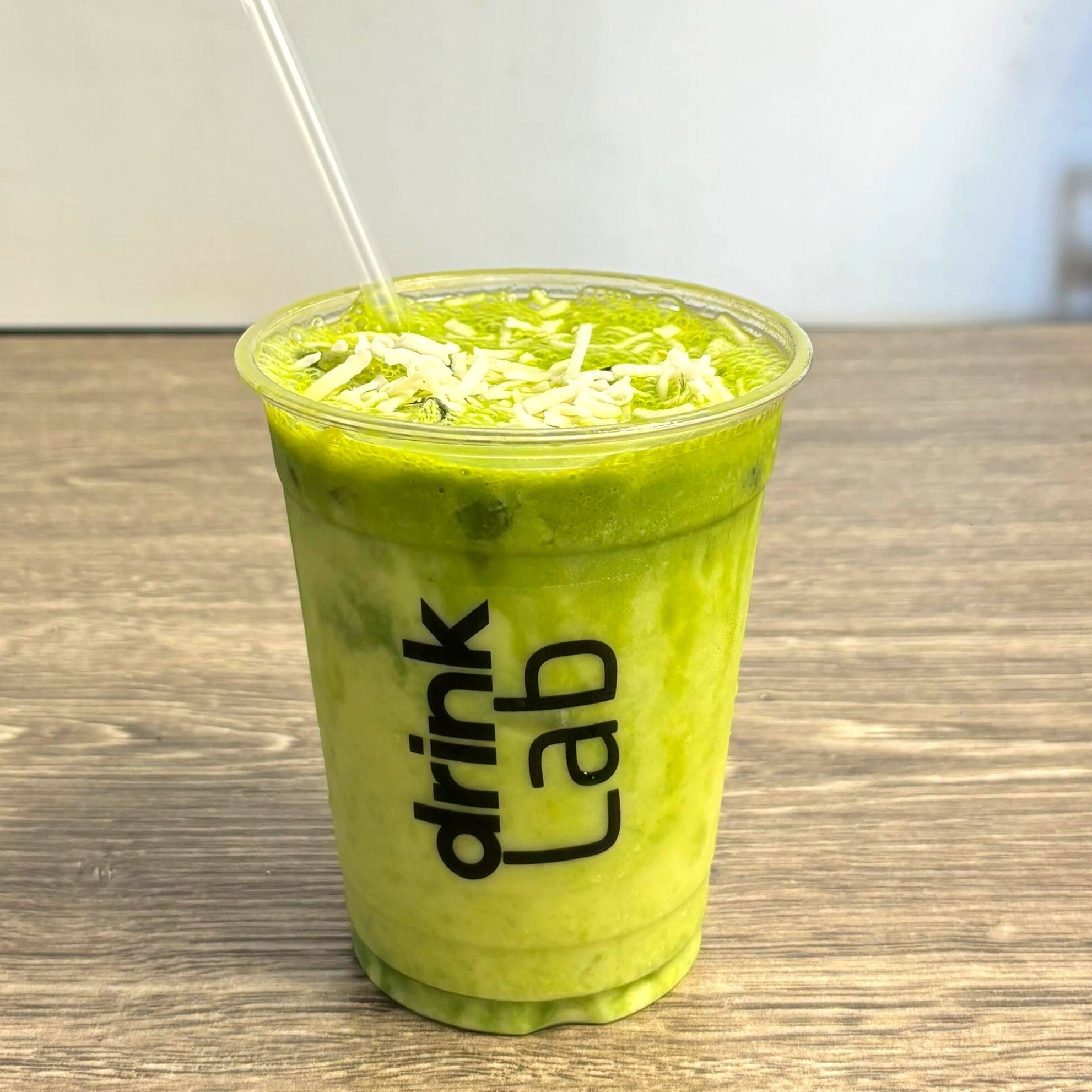 coconut matcha latte