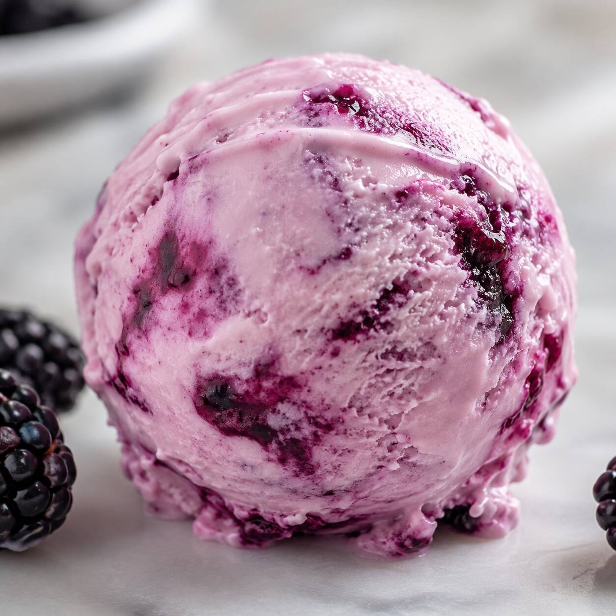 Helado de Yogurt de Mora