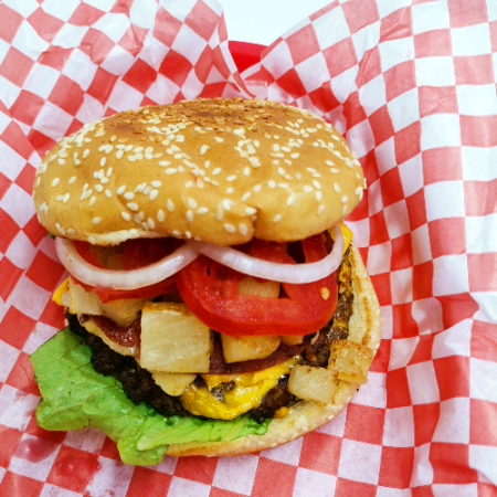 Hamburguesa Hawaiana Sencilla