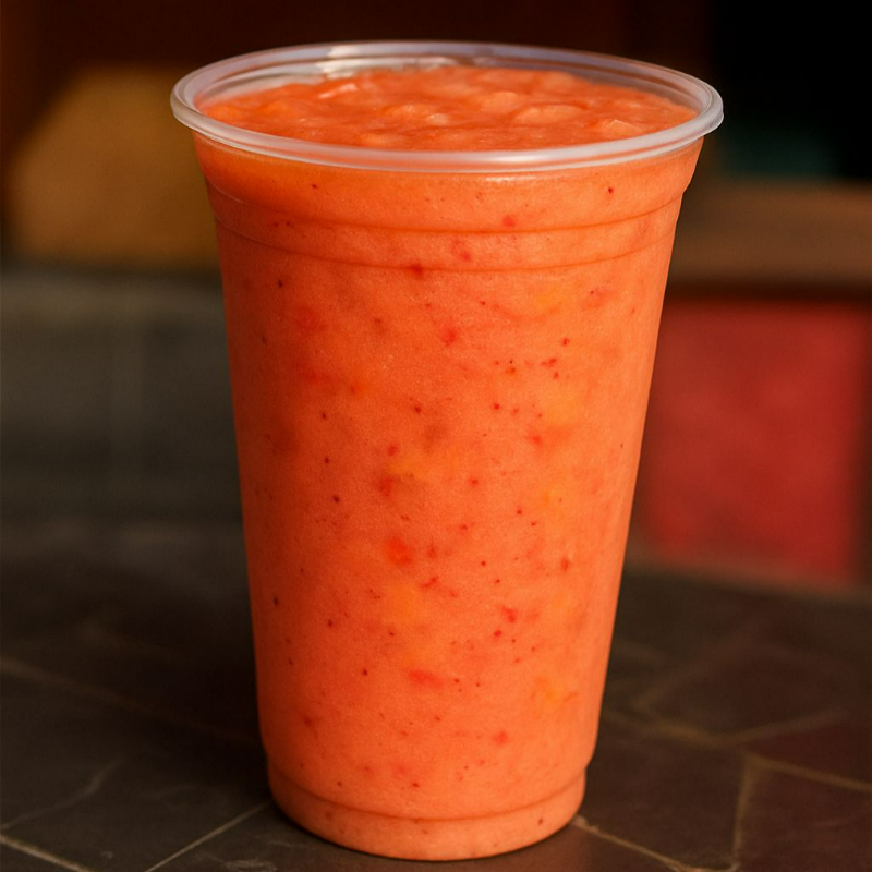 Goiaba, Morango, Vodka, Açúcar, Gelo