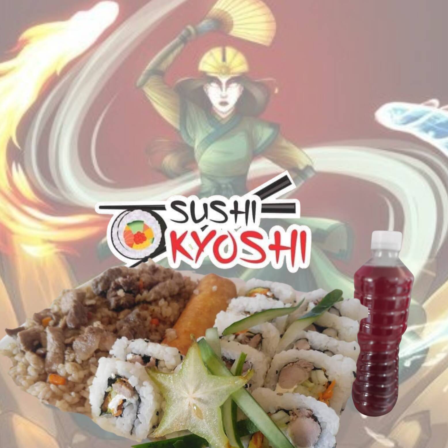 paquete personal!! + bebida 🍱🦐🧃🧃