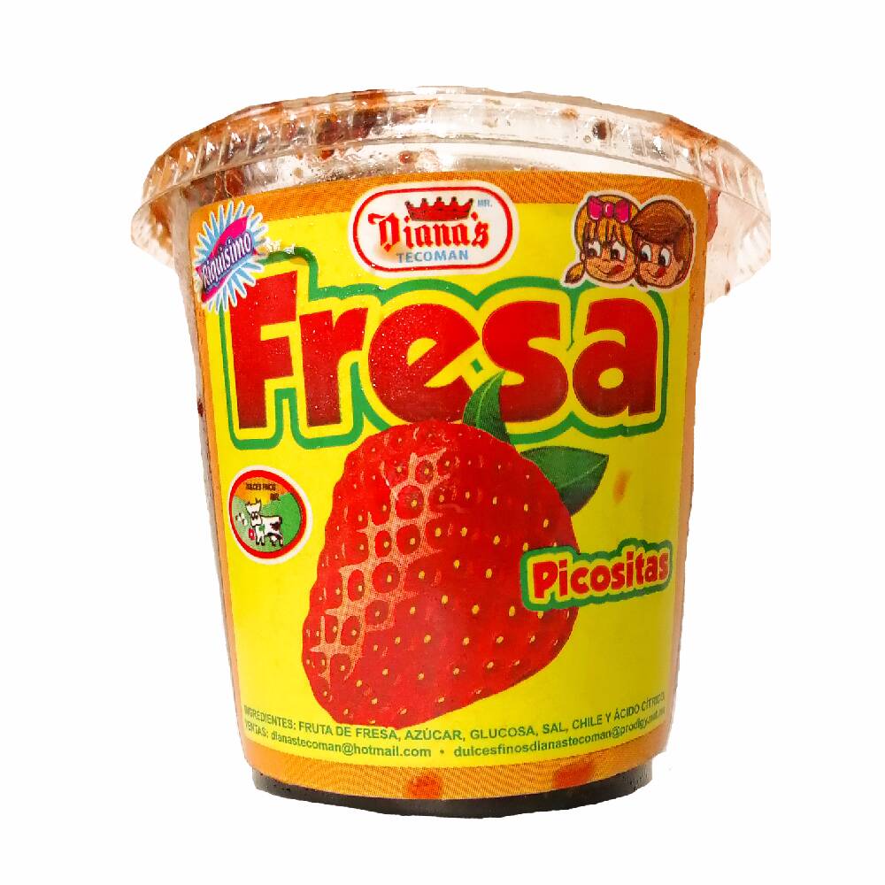 Vaso de pulpa con chamoy