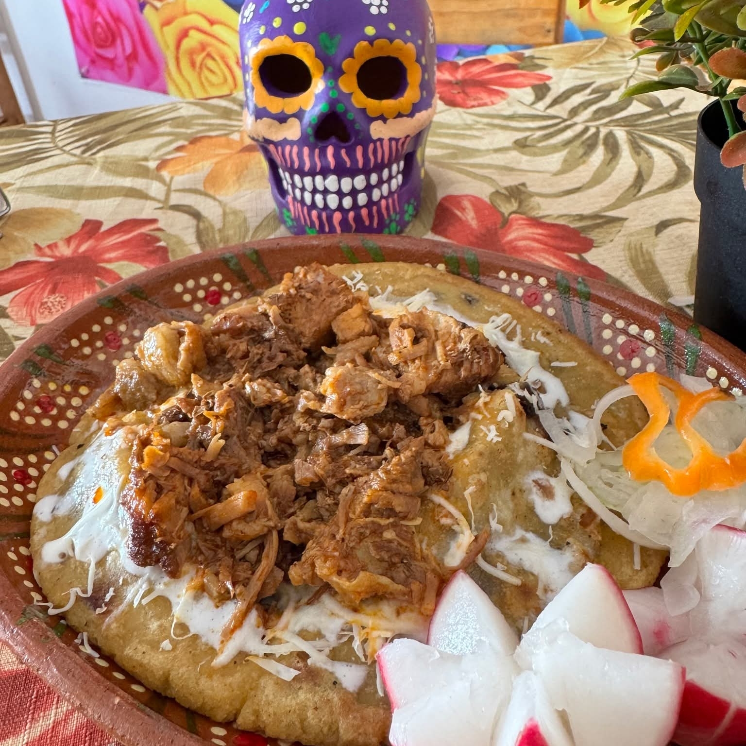 Gordabirria rellena de frijol