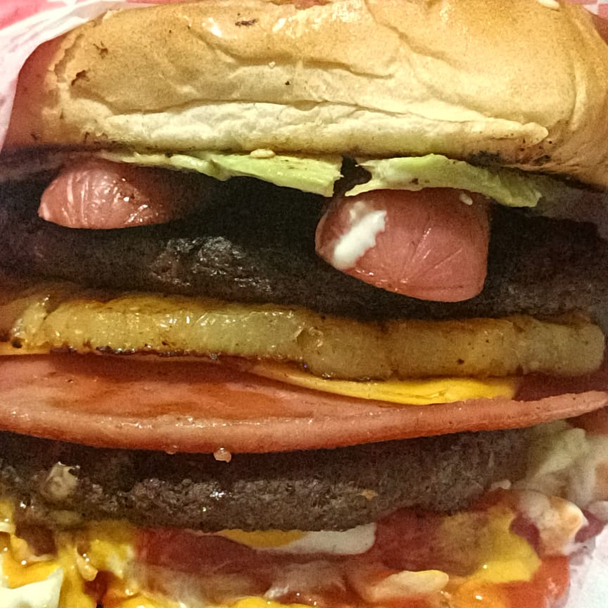 Hamburguesa Doble Hawaiana