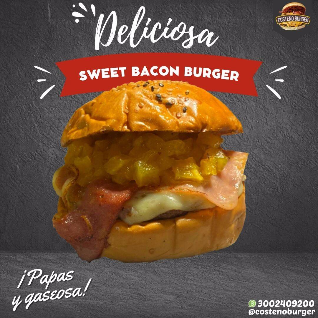 SWEET BURGER + PAPAS FRANCESAS