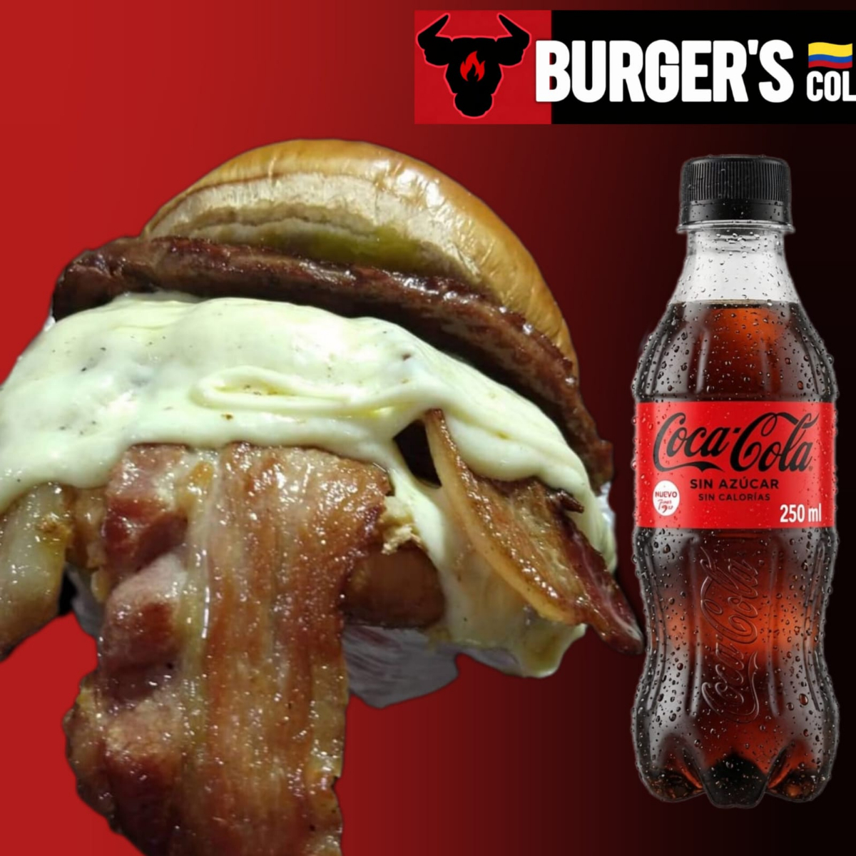 COMBO BURGER PATRONADA + GASEOSA ⭐