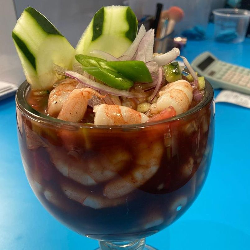 Cóctel de Camarón y Pulpo