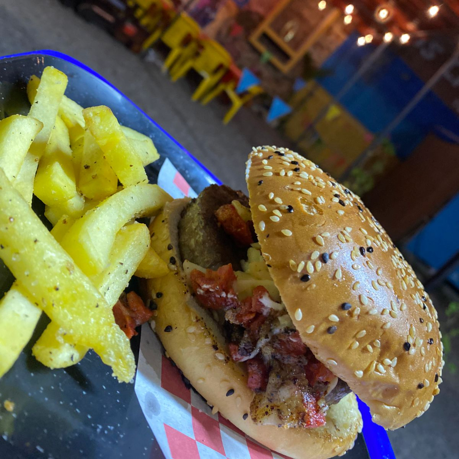 Hamburguesa Choriqueso