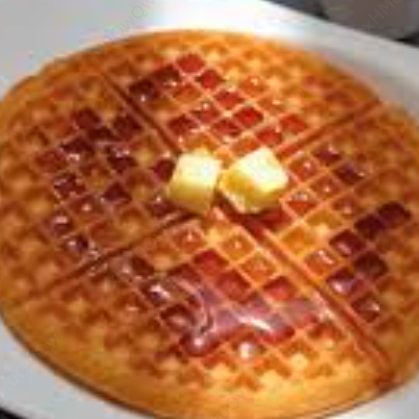 Waffles con Mantequilla 3 pzas
