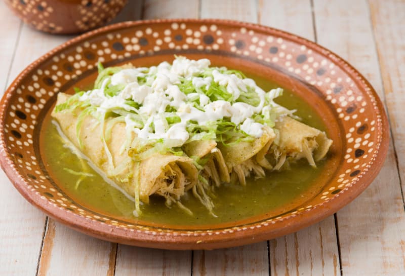 Enchiladas Verdes