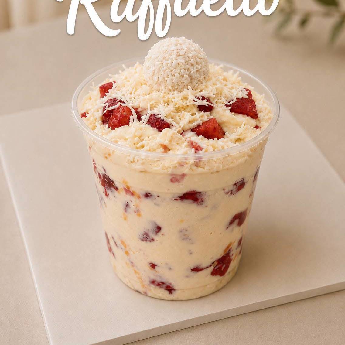 Fresa con Crema Raffaello