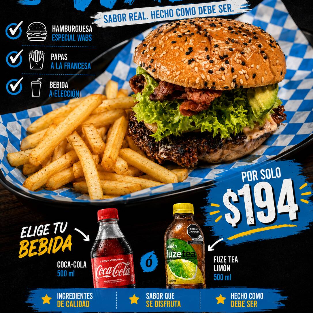 🍔🍟 COMBO CLÁSICO