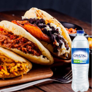 Combo Eli Pollo Carne + Cristal Sin Gas 600 ml