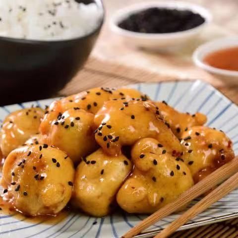 Pollo Agridulce con Salsa de Naranja
