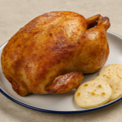 Pollo Asado + Arepa