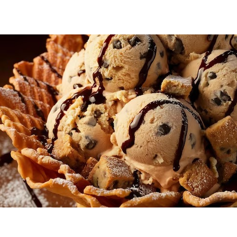 Helado en Concha