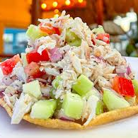 Tostada de Jaiba