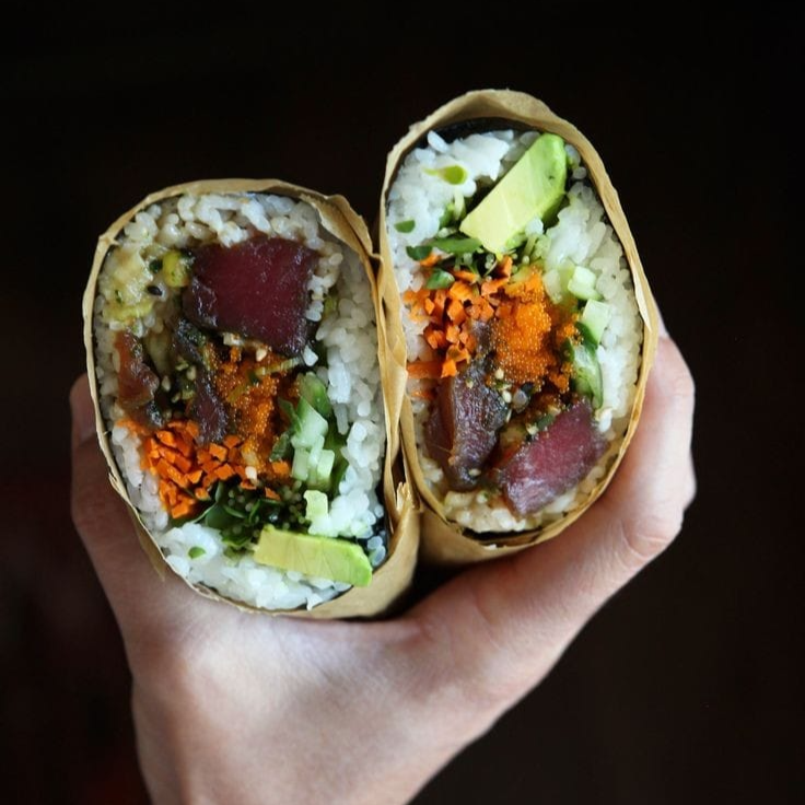Poke burrito