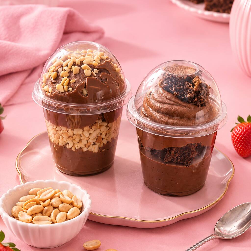 Combo 2 Mini Copinhos da Felicidade -60ML Ferrero e Chocolatudo