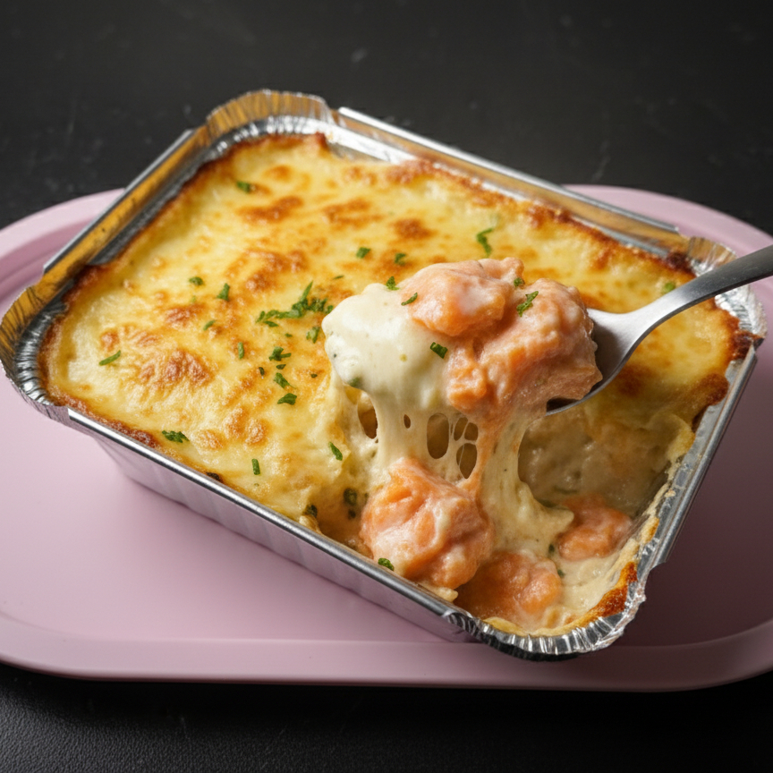 Massa levinha que desmancha na boca , recheio de camarão cremoso e bem temperado , com Cream cheese e finalizado com mussarela derretida o que torna o empadão mais leve e saboroso.