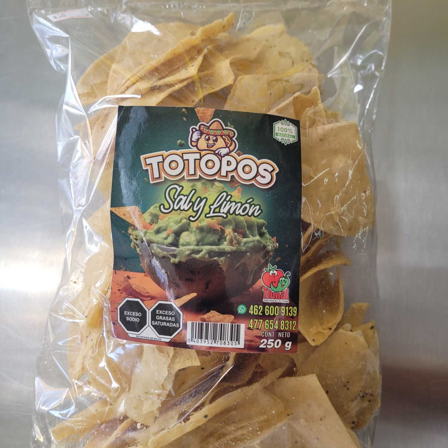 Totopos Sal y Limón
