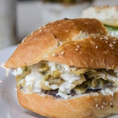 Torta de Chilaquiles Verdes