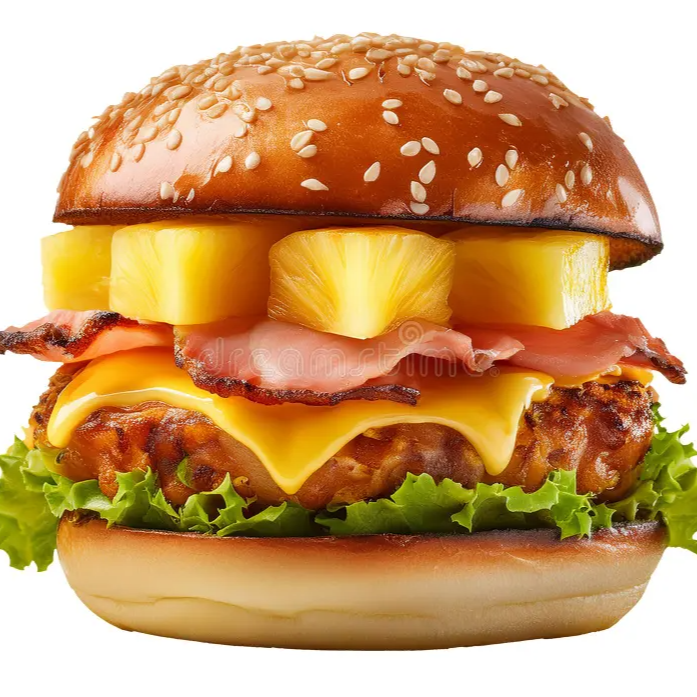 Hamburguesa Hawaiana Samy