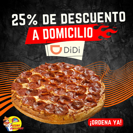 25% Descuento Pepperoni Extrema Tamaño Familiar