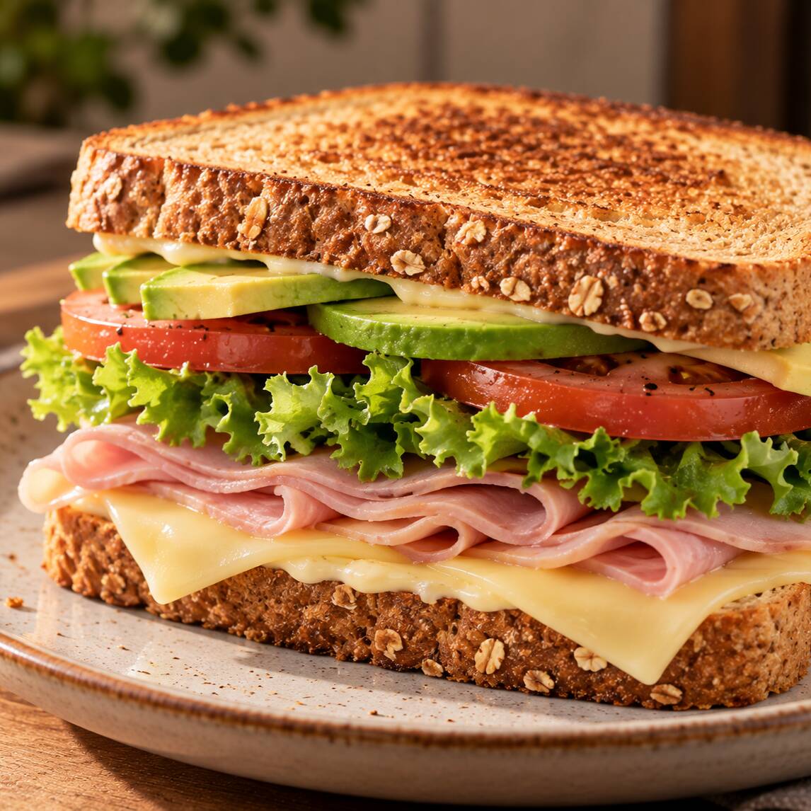 Sándwich de Jamón y Queso