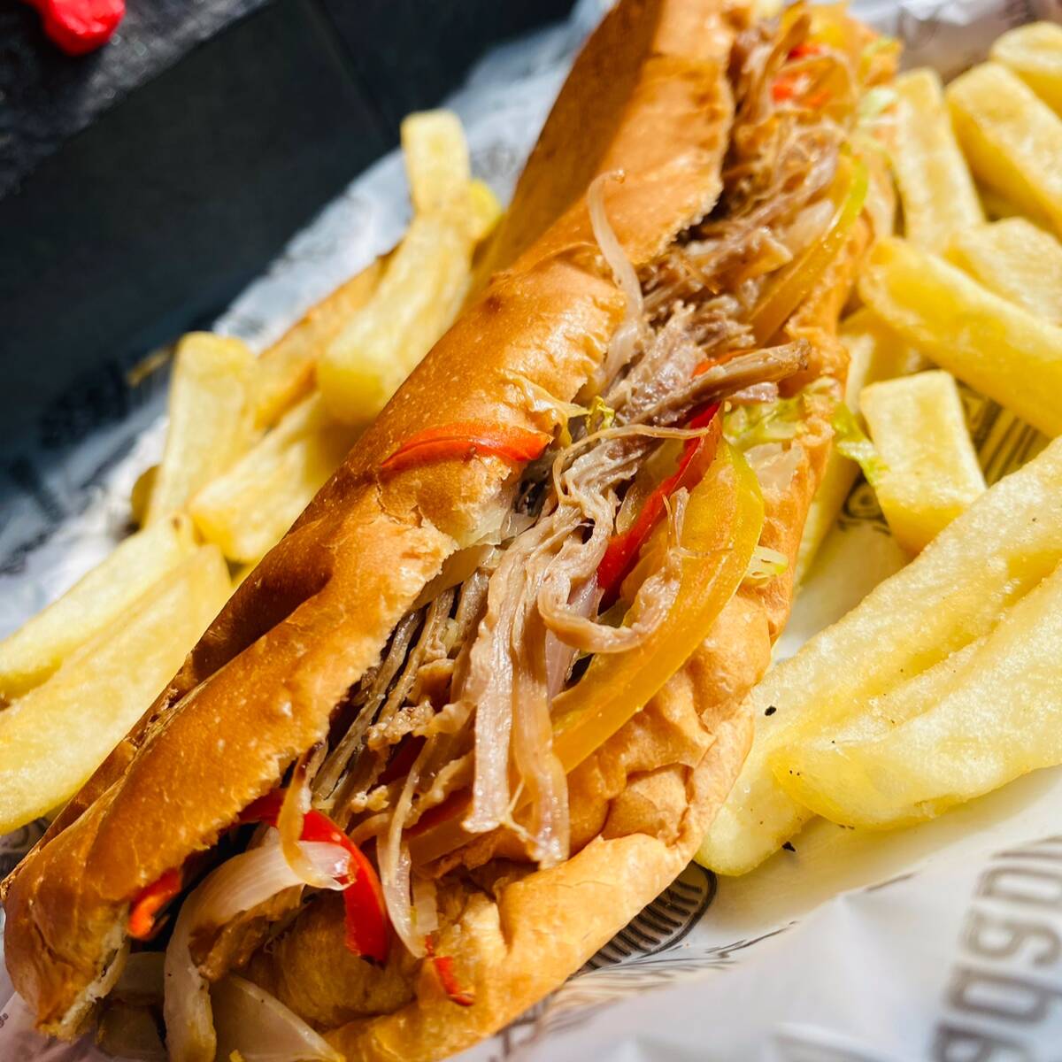 Sandwich Carne Desmechadas.