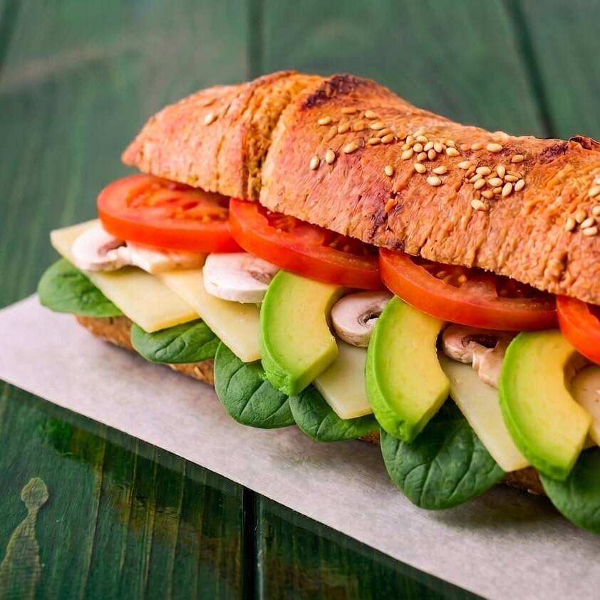 Baguette Veggie con Queso