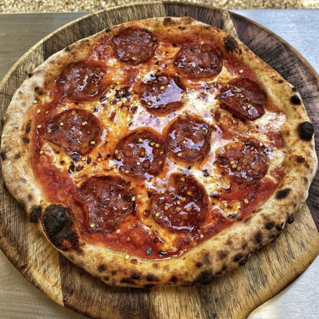 Pepperoni com mussarela