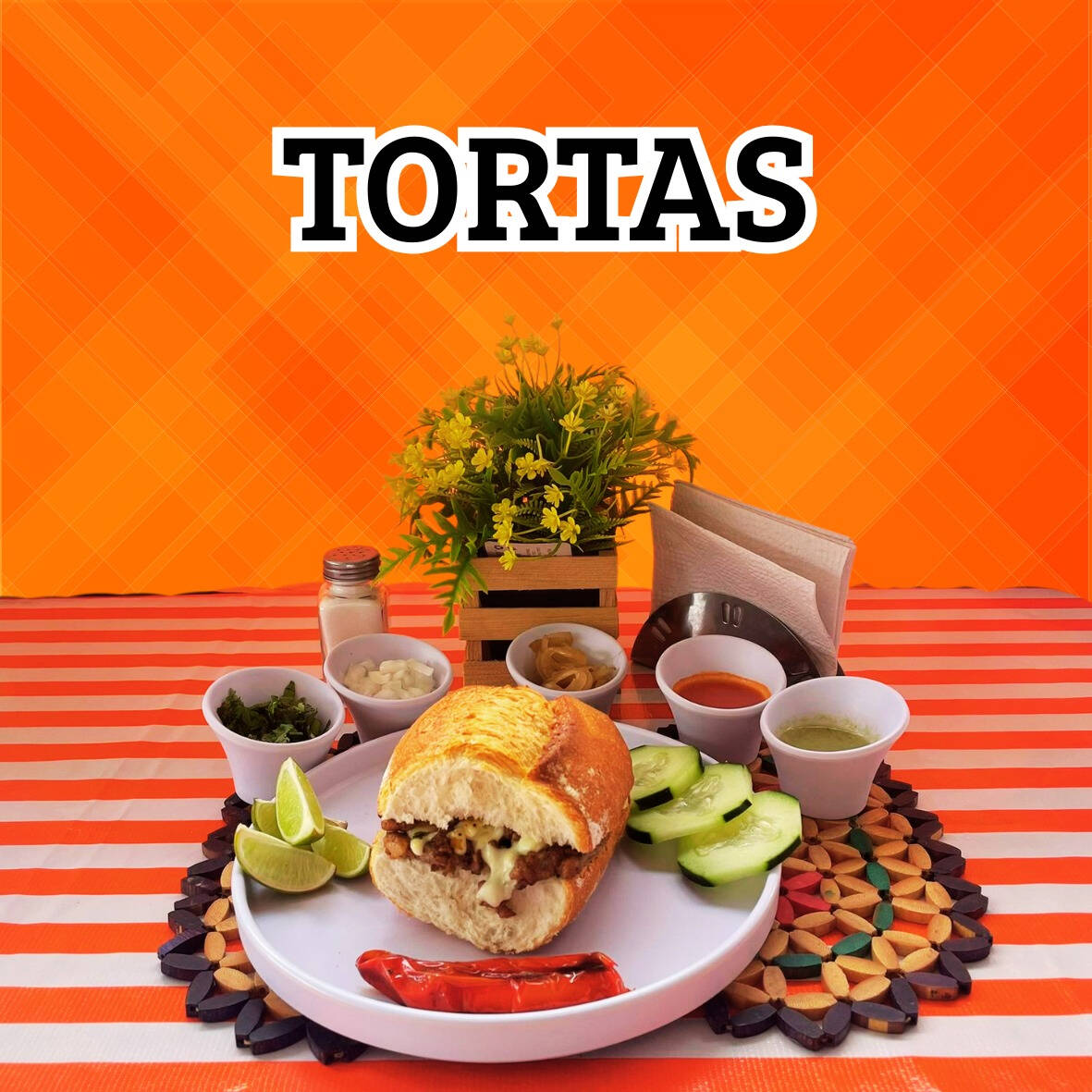 2 TORTAS (BISTEK Y ADOBADA)