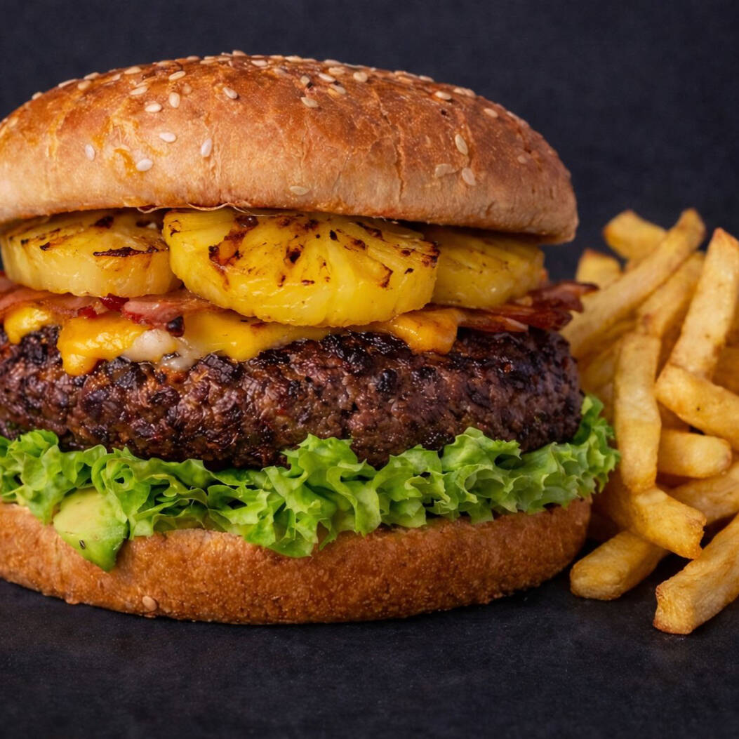 BURGUER HAWAIANA CARBON