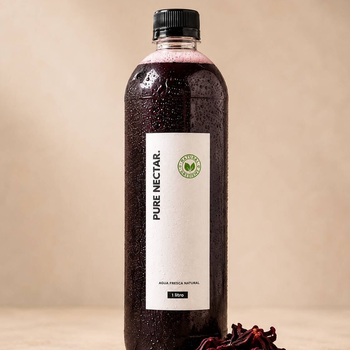 1 L Agua de Jamaica natural