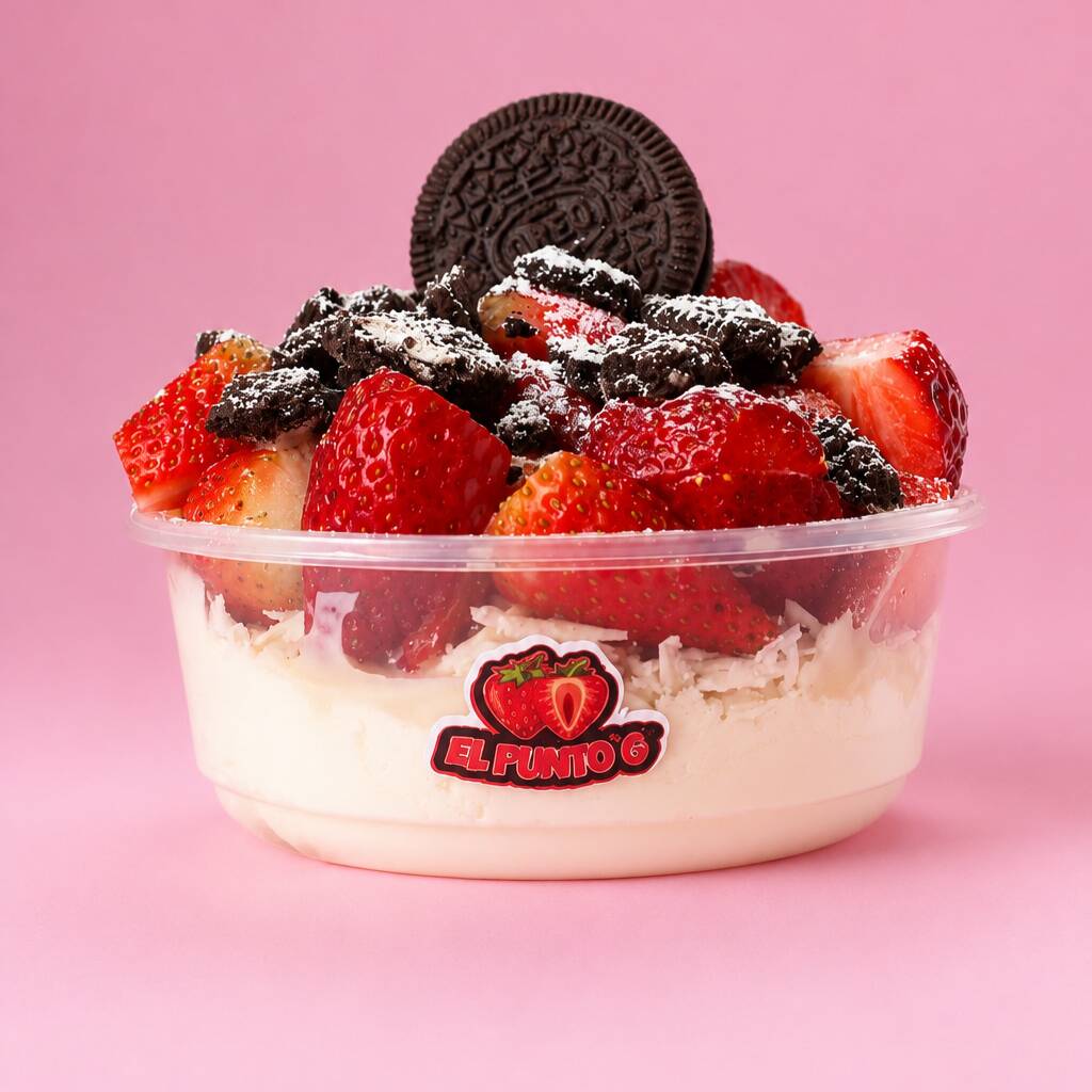 Fresas con Crema Mini Rosita 8 onz