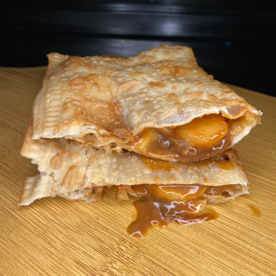 Cremoso e frutado, uma combinação que surpreende. . . . . . . . ##Tags## promoção promocao oferta desconto combo entraga gratis taxa grátis pastel de feira gostoso barato cupon cupom nutela Nutella sobremesa pastel doce chocolate