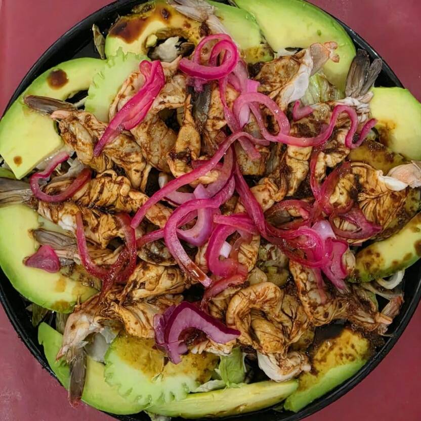 Camarones Aguachile Salsas Negras