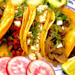 TACO COMBINADO BISTECK CON LONGANIZA