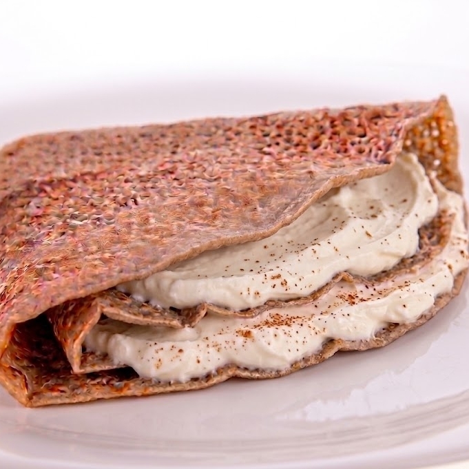Crepa Dulce Sencilla de Queso Crema