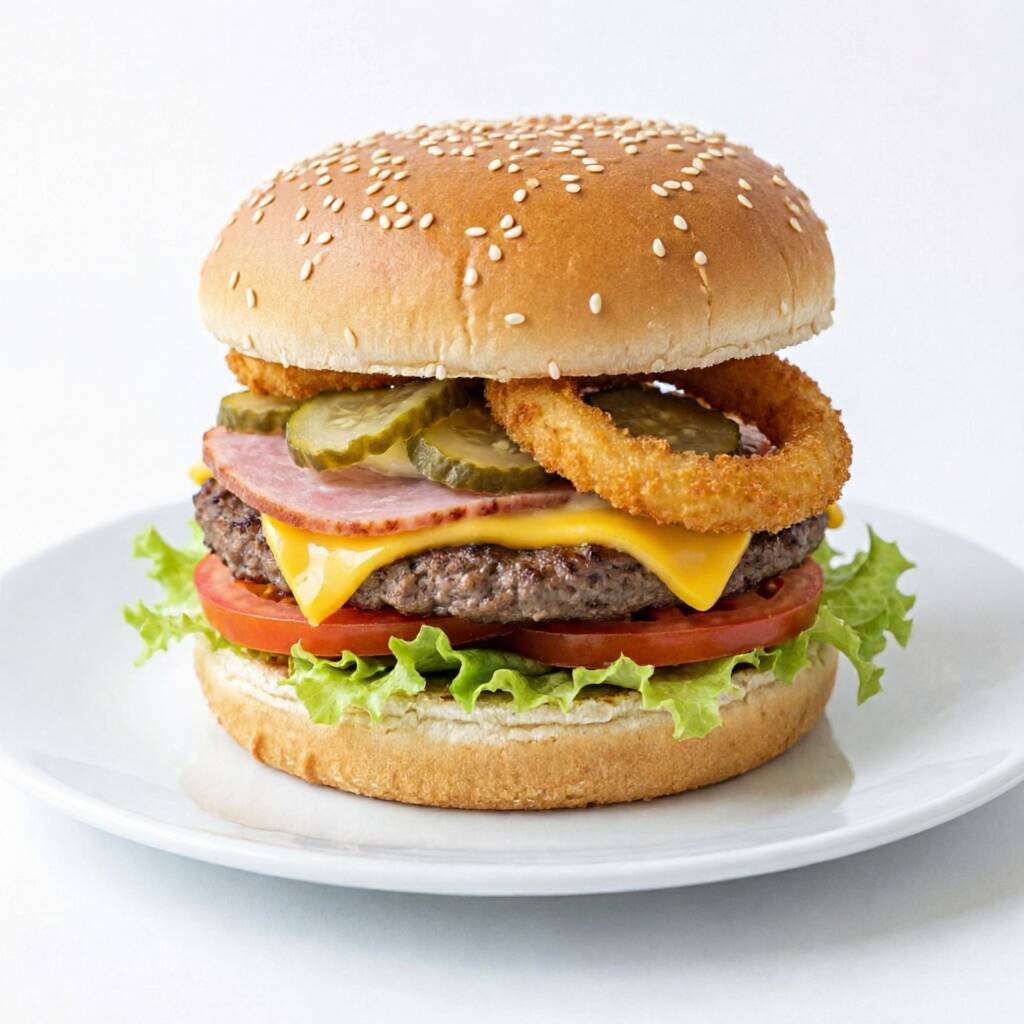 Hamburguesa Onion Rings