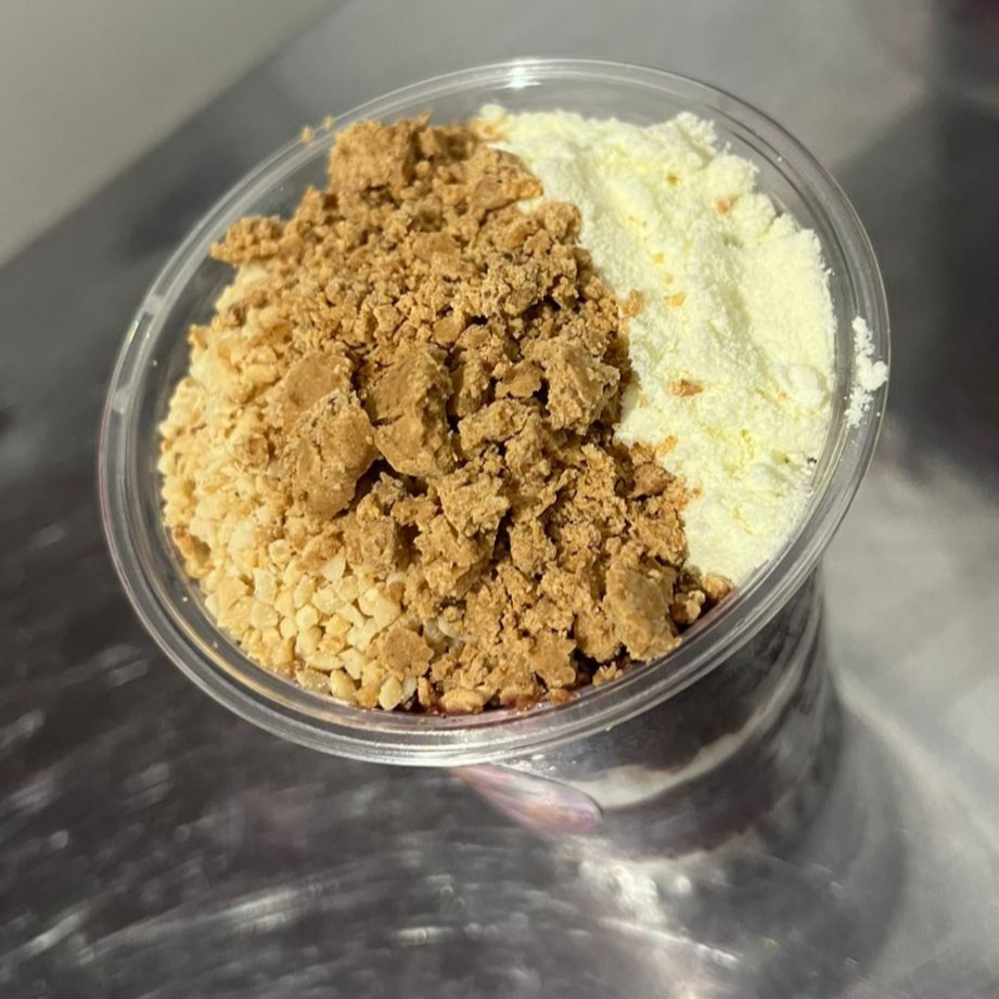 Açaí, Paçoca , Amendoin, Leite Condensado e Leite em pó