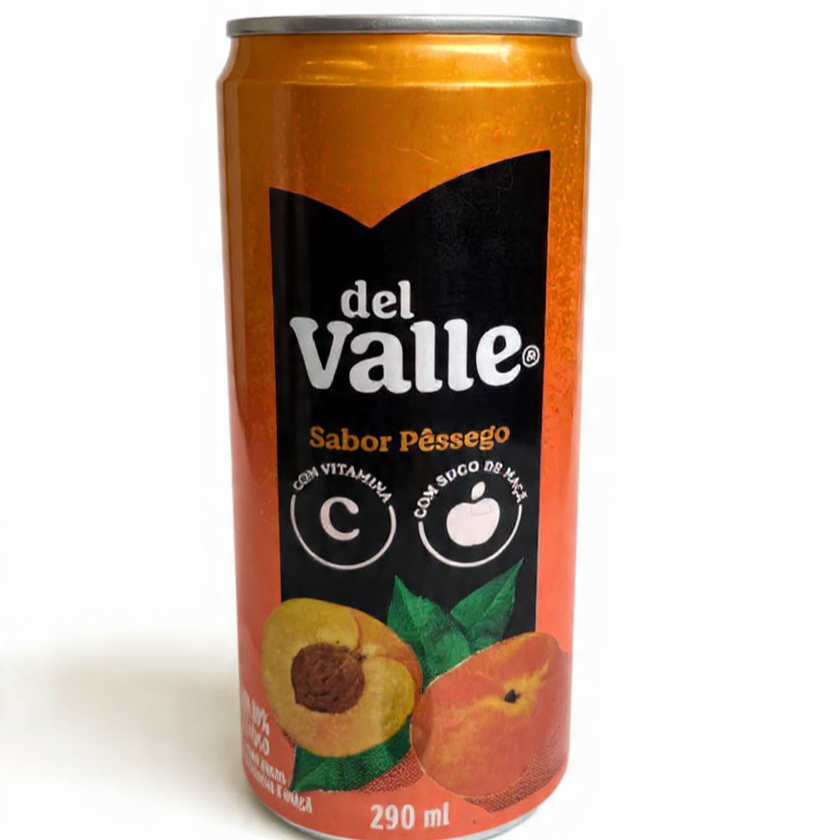 sabor pessego com vitamina C e suco de maça